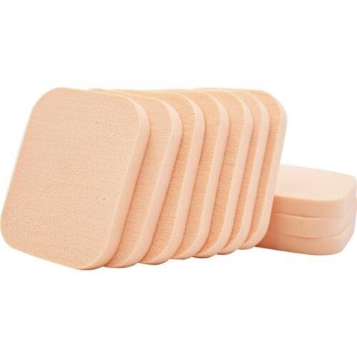 Professional 10Pcs Sponge Cosmetic Puff Women Beauty Makeup Foundation Contour Facial Sponge Soft Powder Puff For BB Cream Blush