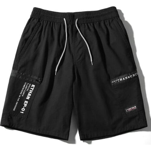 2021 Summer Mens Fashion Loose Casual Shorts Sports Outdoor Thin Multi-Pocket Cotton Shorts Young Men