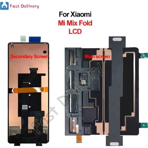 Foldable AMOLED Original For Xiaomi Mi Mix Fold LCD Display Touch Panel Screen Digitizer Assembly For Mi Mix Fold lcd Repair