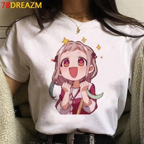 Toilet Bound Hanako Kun top tees t-shirt female white t shirt vintage streetwear kawaii plus size t shirt ulzzang