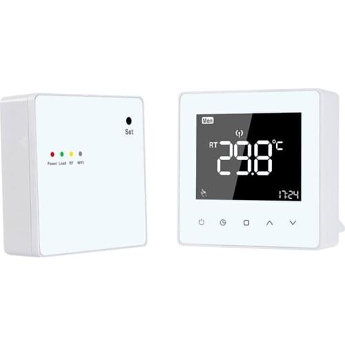 Wi-Fi Smart Thermostat 3A Temperature Controller&Receiver for Gas Boiler Thermal Actuator Valve APP Remote Control Voice Control