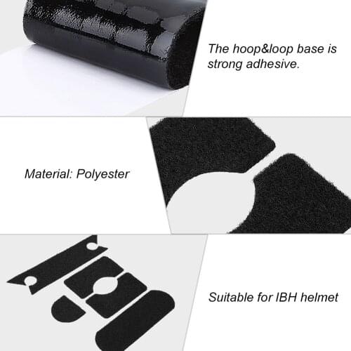 High Quality 5pcs Strong Adhesive Helmet Patch Hook Loop Sticker Military Accessory Qualified Material Ensures Great Function