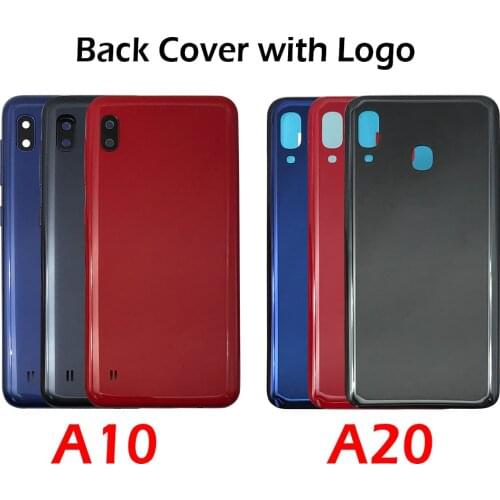 5Pcs/Lot,Back Rear Cover For Samsung Galaxy A10 A20 A30 A105F A205F A305F Battery Door Housing Battery back cover