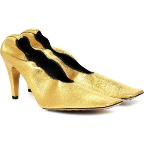 Womens Square Toe Stripes Kitten Heel Leather Shoes Retro Witch Stilettos Sexy Low Top Pumps Party 4Colors New 2020