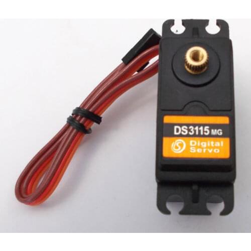 1set DS3215 15KG full metal gear digital servo steering / accelerator / throttle servo For 1/8 1/10 RC Car 94122 94111 94123