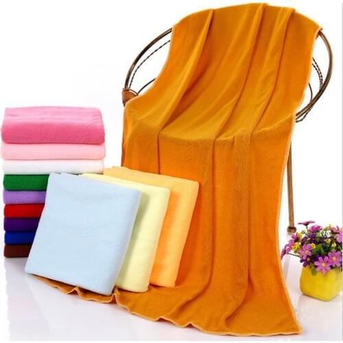 140 X70cm New Superfine Microfiber Bath Towels Convenient Soft Body Portable Bath Travel Big Towels For Adults Shower Tools