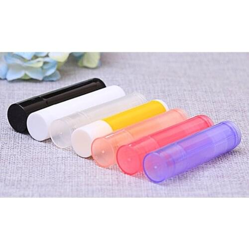 30PCS Empty 5ml Cosmetic Lipstick Balm Tube Chapstick Lip Gloss Tubes DIY Pipe With Caps Container