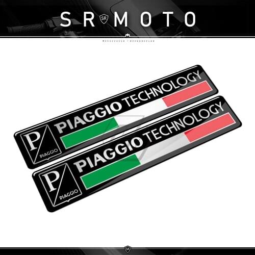 3D Resin Motorcycle Sticker Case for Piaggio Technology for Vespa Fly Scooter Decals