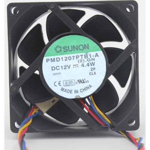 Brand new original axial fan PMD1207PTB1-A 7cm 12V 4.4W inverter
