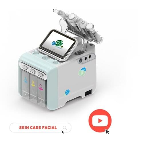 Skin beauty machine hydro dermabrasion jet peel rf wrinkle removal facial rejuvenation lifting
