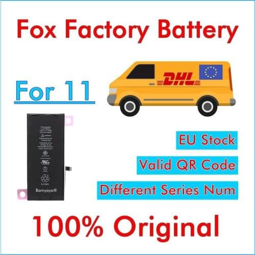 BMT Original 5pcs Foxc Factory Battery for Phone 11 3110mAh replacement repair parts ------(Will not show 100% health)