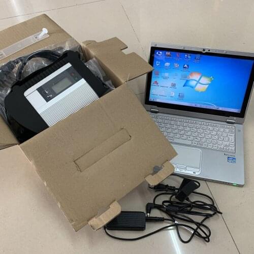 2019 diagnostic tool mb sd connect c4 with laptop cf-ax2 i5 8g with ssd software 2019.05v ready to work for mb star c4 wins 7