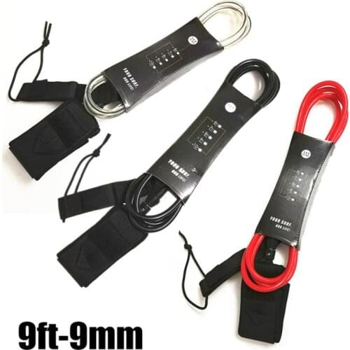 9ft-9mm Length Hot Sale Surf Foot Leash sup Surfboard Leash foot leashLength Sports Leash Good-Quality
