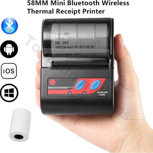 GOOJPRT HQ Inkless Portable Wireless Notes Printer 58mm Mini Bluetooth POS Thermal Receipt Printer Paper for Android IOS Mobiles