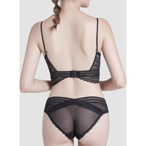 Lenceria Sexy Bra Set Unlined Thin Bra Underwear Women Set Ensemble Lingerie Femme Triangle Cup Lingeries 2021 Womens Intimates