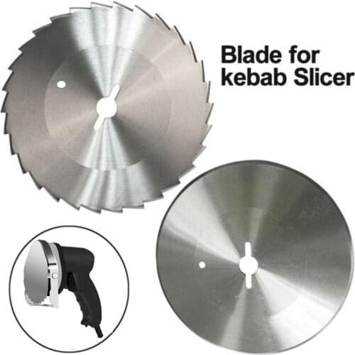Stainless Steel Blade For Kebab Slicer Doner Shawarma Knife Sharp Round Blade Toothed Blade 100mm