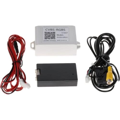 OOTDTY Car Backup Camera Rearview RGB To AV Converter Adapter For VW Volkswagen RCD510- M25