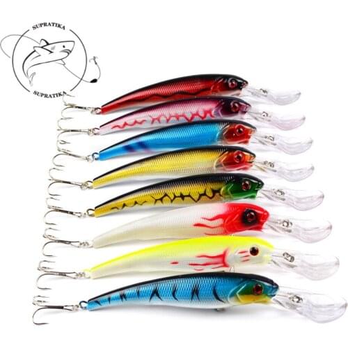 1PCS Floating Fishing Lures Hard Bait 17cm/28.7g Isca Artificial Trolling Boat Gamefish Lures Tackle Wobblers