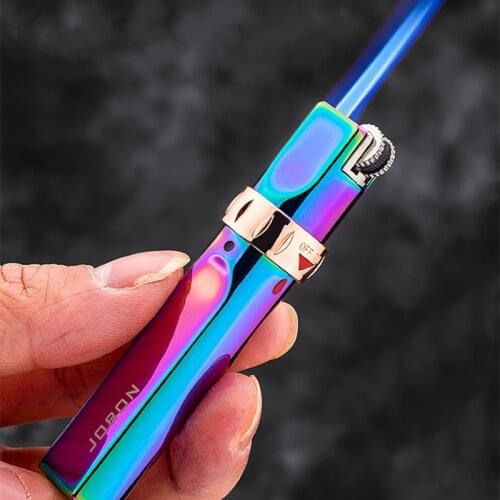 Advertising JOBON Creative Jet Torch Turbo Lighter Cigar Pen Lighter Inflated Lighter Windproof Butane Kitchen Lighter Men Gift