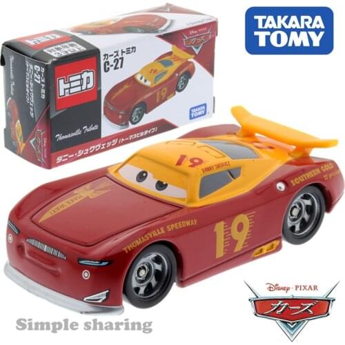 Takara Tomy Disney Cars Tomica C-27 Danny Shuwavettsu Thomasville Type Hot Pop Kids Toys Motor Vehicle Diecast Metal Model