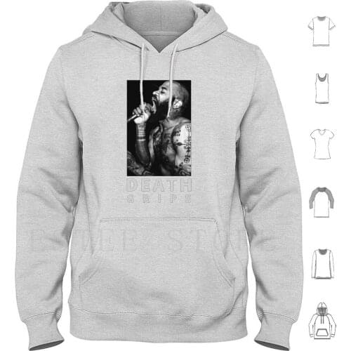 | Mc Ride ( White Text ) Hoodie Long Sleeve Music Industrial Hardcore Punk Rap Hip Hop California Usa No Love Deep Web