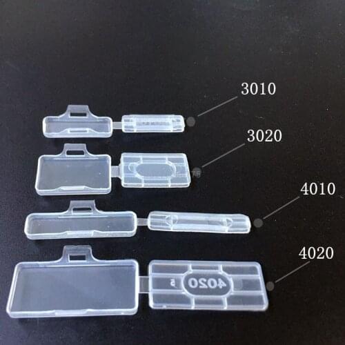 PE3010 Waterproof Transparent Cable label 50 pcs Frame Card Wire Signage Strap Tag Frame 100pcs