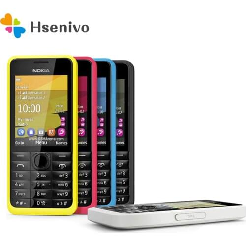 Nokia 301 Refurbished-Nokia 301 Unlocked WCDMA 2.4`` One SIM Cards 3.2MP Mobile Phone refurbished phone