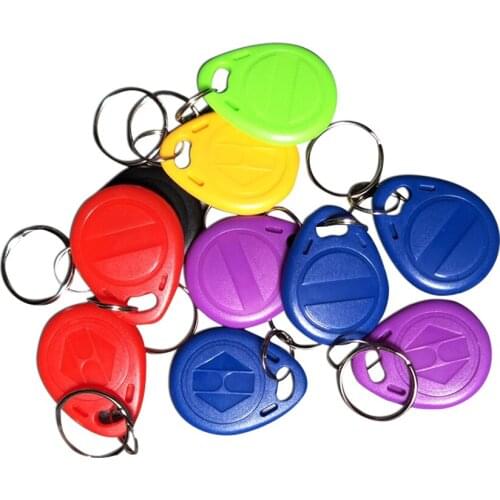 10PCS) T5577 RFID 125khz Programmable Smart Tags Rewritable Keys Number2 Keyfobs For Access Control