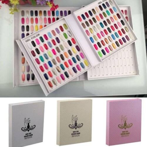 120 Tips Nail Art Polish Gel Design Display Palette Color Chart Book