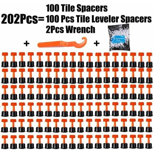 NEW 253/202/151Pcs Level Wedges Tile Spacers For Flooring Wall Tile Spacer Carrelage Tile Leveling System Leveler Locator Plier