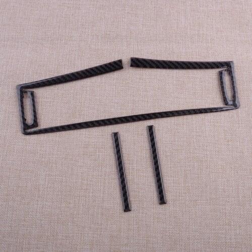 3pcs/Set Car Air Vent GPS Navigation Cover Trim Decoration Carbon Fiber Black Fit for Lexus IS250 IS350 2014 2015 2016 2017 2018