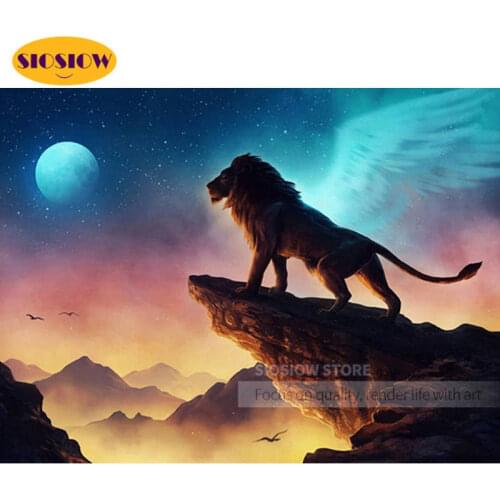 5d Diamond Painting Cartoon Lion Cross Stitch Diamond Beads Embroidery Mosaic Sale Picture Kits Handicraft Hobby Wall Decor Gift
