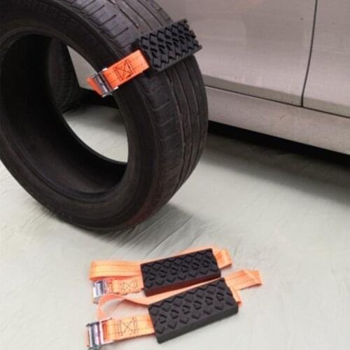 2 Pcs Car Tire Snow Chain Snow Stop Slider Plastic Snow Emergency Escape Chain Car Safety Driving Accessories