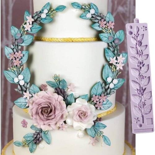 Sugar Twine Mould Fondant Cake Decorating Tools Silicone Molds Sugarcrafts Chocolate Baking Tools for Cakes Gumpaste Form