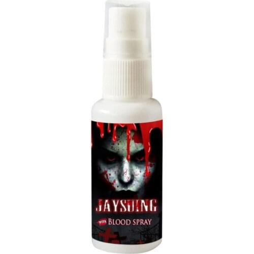 Fake Blood Makeup Spray for Carnival Activities and Costume or Halloween Zombie Vampire and Special Dress Up 69HE