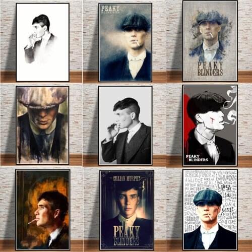 Canvas Paintings Peaky Blinders Season TV Series Wall Art Home Poster Art Decor Painting Wall Art Living Room Home Decor Cuadros