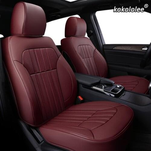 Kokololee Custom Leather car seat cover For Venucia D50 R50 R50X R30 T70 T70X T90 M50V D60 T60 Isuzu D-MAX mu-X car seats cover