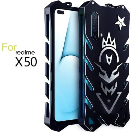 Metal Realme X50 Case For OPPO Realme X50 Pro Case Shockproof Aluminum X50 Cover Metal Coque For OPPO Realme X50 Pro Funda Case