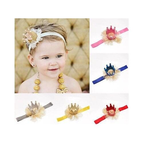 Princess Baby Girls Flower Hairband Soft Headband Gifts Tiara Hair Toddler Girl Birthday Party Head Wear Cosplay Accessories hot