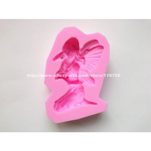 New! Free Shipping A Girl Shaped Silicone Mold Cake Decoration Fondant Cake 3D Mold Food Grade Silicone Mould 237
