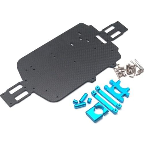 Upgrade Carbon Fiber Chassis Parts For WLtoys A959 A979 A959B A979B RC Car Replacement