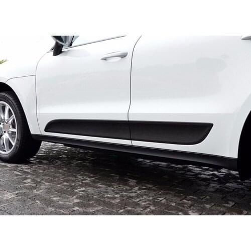 Carbon Fiber Door Plate Cover Trim decoration For Porsche Macan 2014 2015 2016 - UP (4pcs / set)