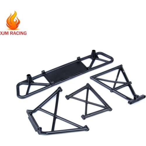 Plastic Rear and Front Bumper Kit for 1/5 Losi 5ive T Rofun Rovan Kingmotor X2 Rc Car Racing Toys Parts
