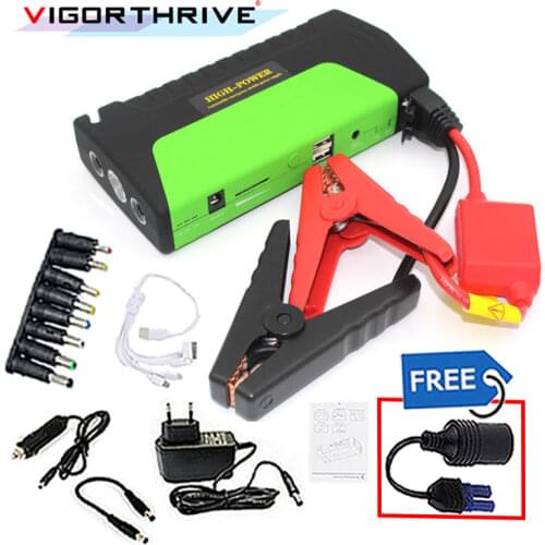 Portable Power Bank Car Charger Mini Emergency Starting Device booster for Petrol car 600A battery 12V starter Car Jump Starter