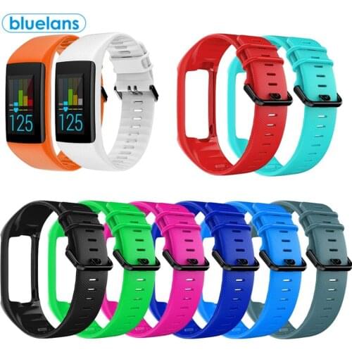 Colorful Silicone smart Watch strap For Polar A360 A370 Bracelet Smart Watch Replacement Wristband for Polar A360 A370 Strap