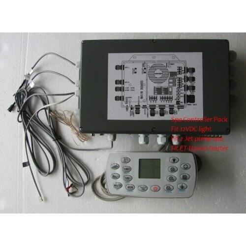 Jazzi spa set Controller JAZZI2-2P Controller box + Control Panel for HOT TUB MODEL: SKT338B with Ethink heater