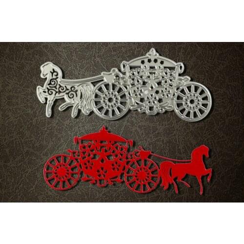 Metal carriage Cutting Dies Stencils for DIY Scrapbooking/photo album Decorative Embossing DIY Paper Cards