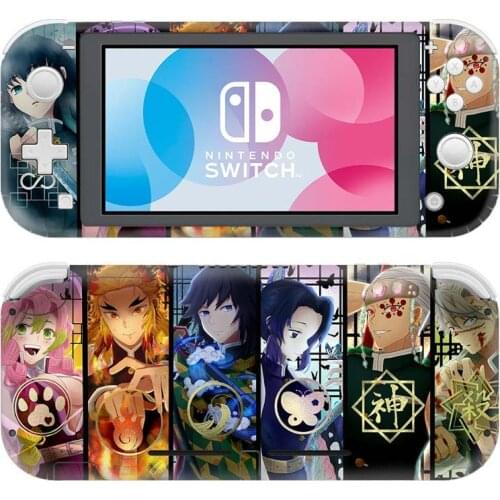 Vinyl Screen Skin Demon Slayer Kimetsu no Yaiba Protector Stickers for Nintendo Switch Lite NS Console Nintend Switch Lite Skins