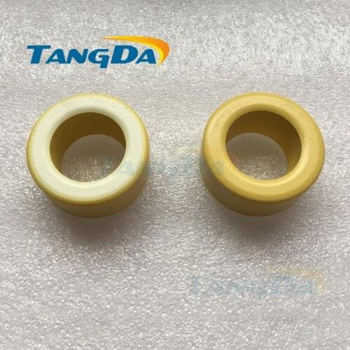 T200 Iron Power Cores magnetite T200-26B 50.8*31.8*25.4mm yellow white Ferrite Toroid Core iron power core with coating A
