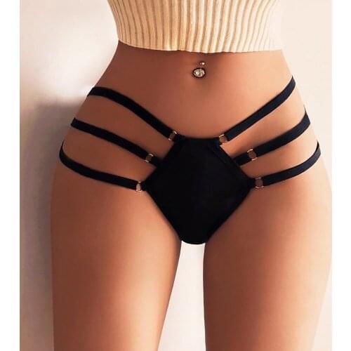 KANCOOLD Sexy Women High Waist G-string Brief Thin string Panties Thong Lingerie Knicker Lace Hollow Temptation Women Underwear
